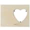 24 Pack: 8.5" x 6.5" Wood Frame with Heart Opening by Make Market®
